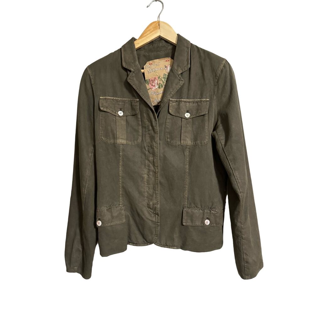 Millard Fillmore Anthroplogie Military Style Jacket Large